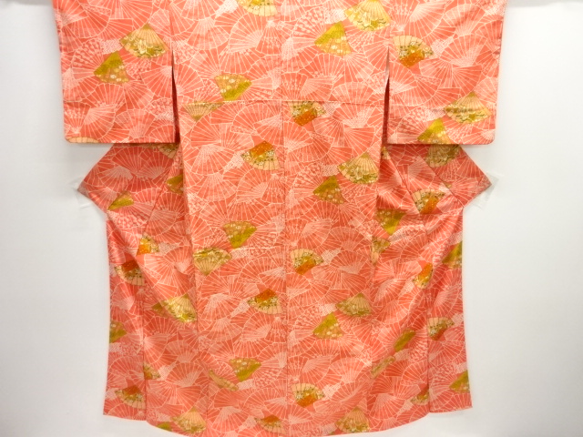 JAPANESE KIMONO / KOMON / FLOWER & CARRIAGE